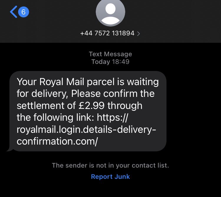 LJCAUD's tweet photo. Beware of @RoyalMail scams https://t.co/NG1nGhOtLz