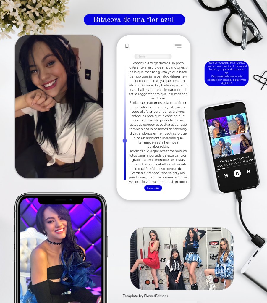 [🎧] . . . #VAAxAMVA

Vamos a Arreglarnos junto a mis talentosas amigas Vic, Marinette y Alexandra ya está disponible en todas las plataformas digitales. Haber colaborado con ellaz fue totalmente maravilloso. Esperamos que les guste tanto como a nosotras al crearla y grabarla.💙