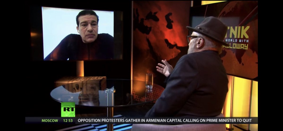 Watch <a href="/tamerhassan/">Tamer Hassan</a> on Russia Today discussing his brilliant work with COVID charity <a href="/Mask_Our_Heroes/">Mask Our Heroes</a> with <a href="/georgegalloway/">George Galloway</a> 
@RTUKNewsOrg #russiatoday #dominicmohanmedia 
rt.com/shows/sputnik/