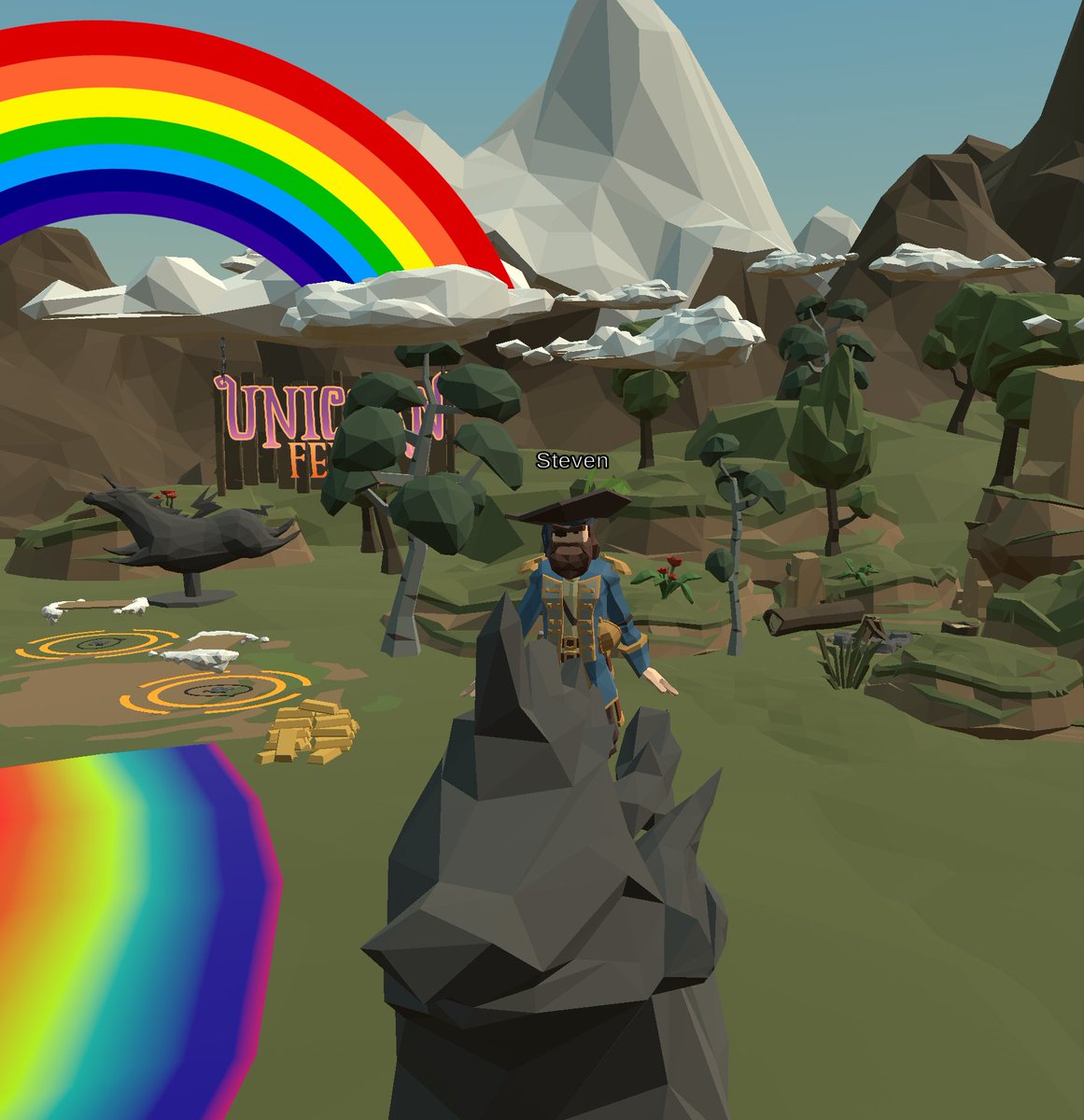 stevenli_notlee's tweet image. Excited that @horribleguild added unicorn mounts into Castle TriCon this year! #CastleTriConTest