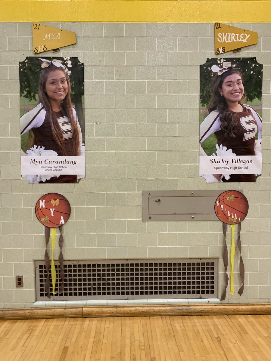 We will miss our 2 senior ladies! Best of luck to you both 💛📣