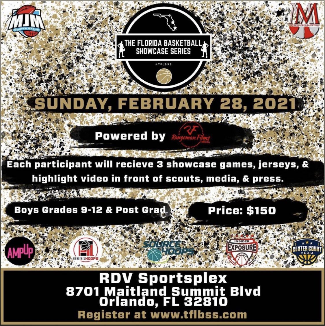 Rangeman_Films's tweet photo. Hey Parents/Coaches if your Child/Player’s HS season over. Join us tomorrow February 28 in Orlando for The Florida Basketball Showcase Series. 
Follow

Each player receives
Max Exposure 
3 Showcase Games
Uniform
Highlight video
@EraPrep 
@PBCBBallForum 

https://t.co/cMVq3lP4el https://t.co/a6lyccHHBd