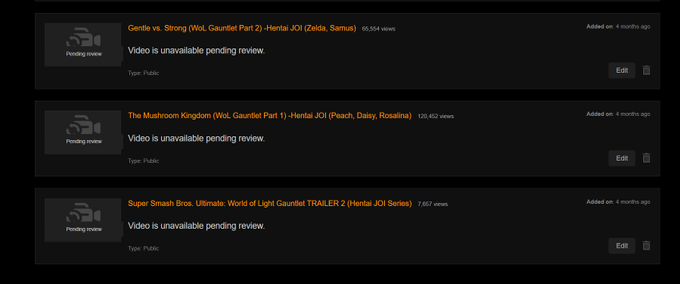 This has to be a joke. All of my hard work. Gone. @Pornhub you win. I quit. https://t.co/kmazMM3lQg
