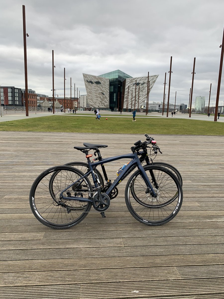 LuckiePatrick's tweet photo. Cycling in Belfast today https://t.co/9ayL2c4lTy