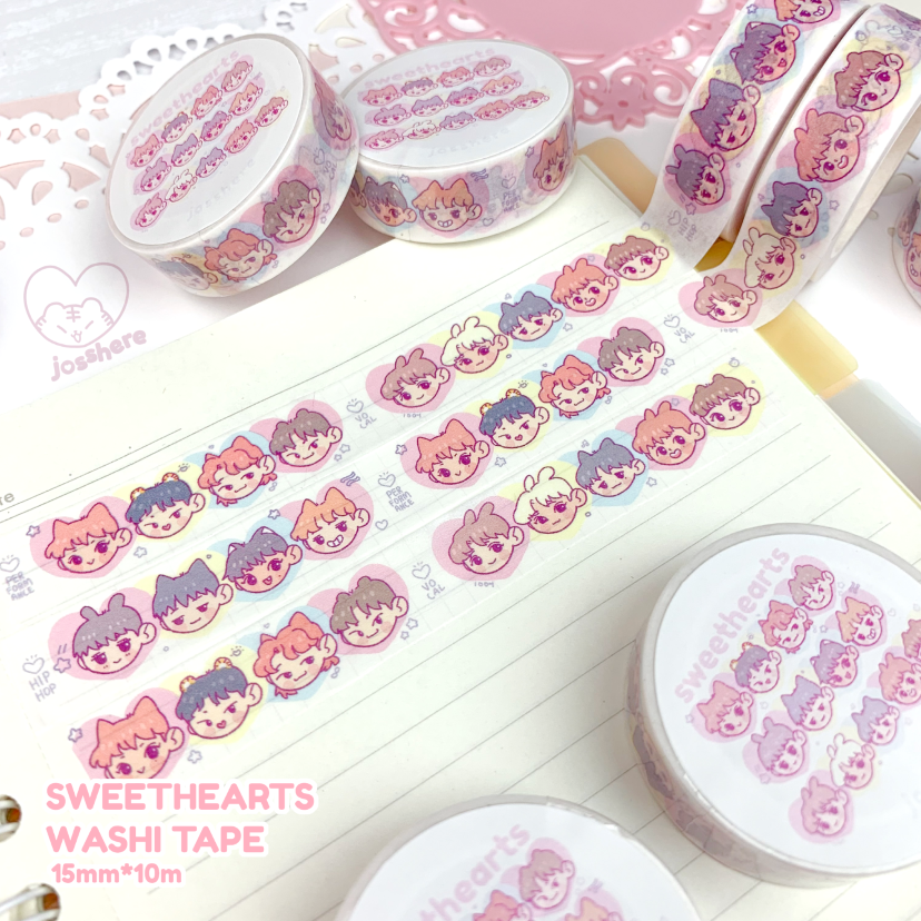 hi everyone, sorry i haven't been active. horanghae stamp and washi tape pre-orders were going to end yesterday, but i've extended it to tonight, 10:10pm pst. thank you ^^