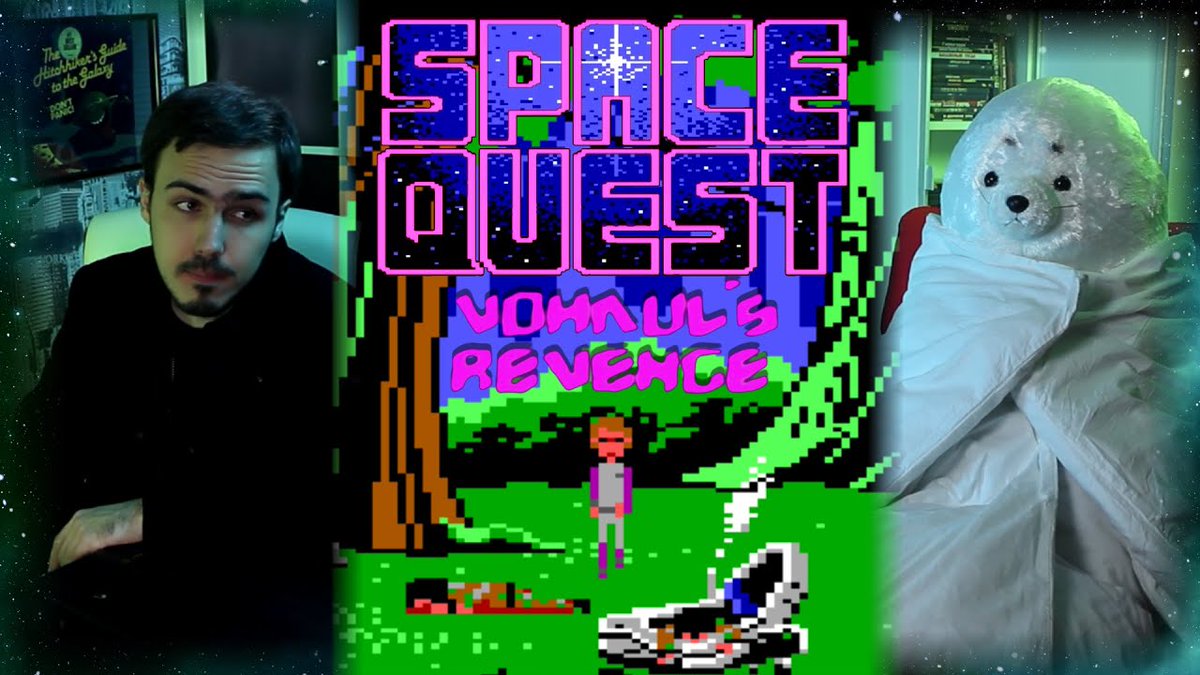 I make an appearance in this latest video by <a href="/GeorgGreat/">GeorgGreat</a> He dared to say that King's Quest I "was the atmospheric equivalent of a vacuum", so I had to set him straight! Starts at 27:37, also bloopers at end 😉 youtu.be/NNTbB3q-u_M?t=…