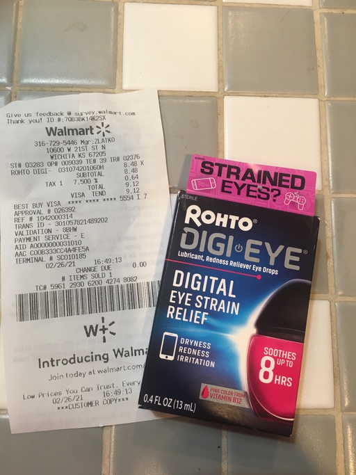 mtnbelle's tweet image. #sponsored
I’m trying ROHTO DigiEye lubricant eye drops! Rohto® Digi Eye® is the answer to my digital eye strain! I got my Rohto® Digi Eye® eye drops from my local Walmart. #FightScreenTime #RohtoRelief #ad bit.ly/3sVIwHZ