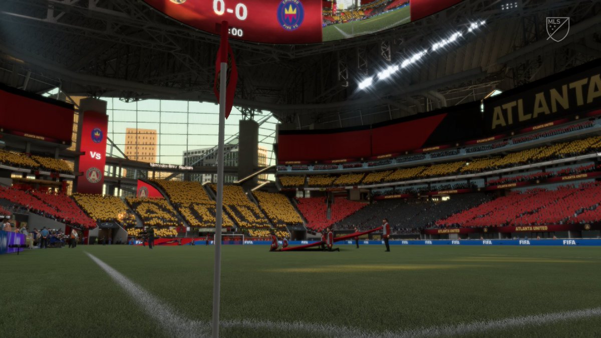 Fifacmtips What Is Your Favourite Stadium In Fifa21 Mine Has To Be The Mercedes Benz Stadium From Atlanta United