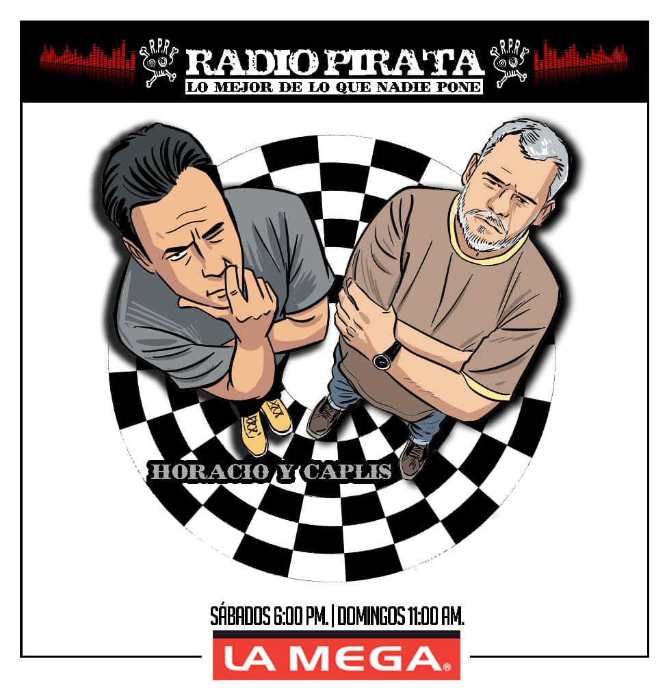 Fin de semana de <a href="/RadioPirataSka/">Radio Pirata</a> con <a href="/horaciodesorden/">Horacio Blanco</a> y <a href="/CaplisDesorden/">Caplís</a> por <a href="/LaMega107/">La Mega 107.3 FM</a> <a href="/desordenpublico/">Desorden Público</a>