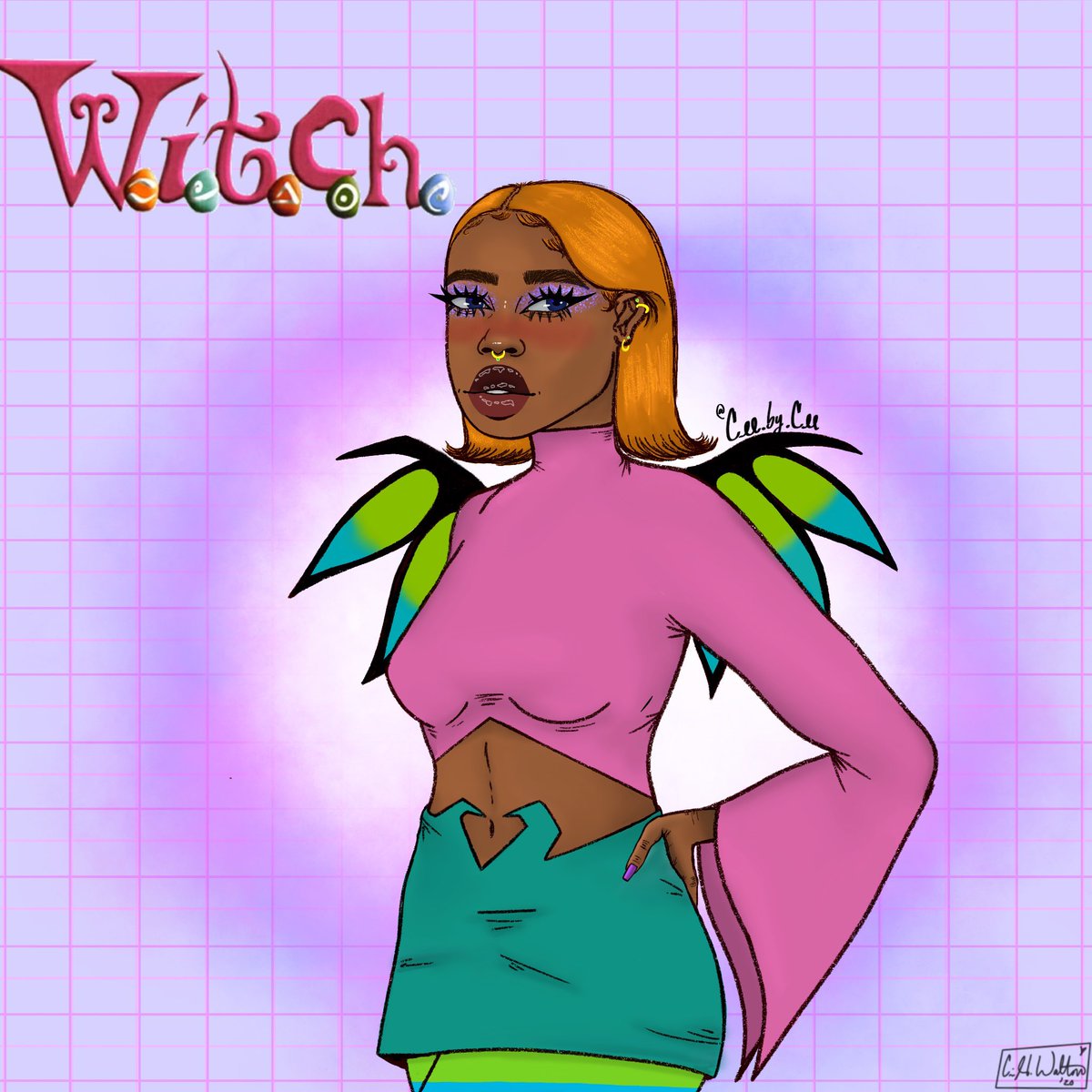 ceebyycee's tweet photo. #drawingwhileblack 
I’m Ciara🤓, I’m a current art/animation student and I like to redraw cartoons as black people☺️ or anything aesthetically pleasing🤣 https://t.co/m4C4TdV2Ez