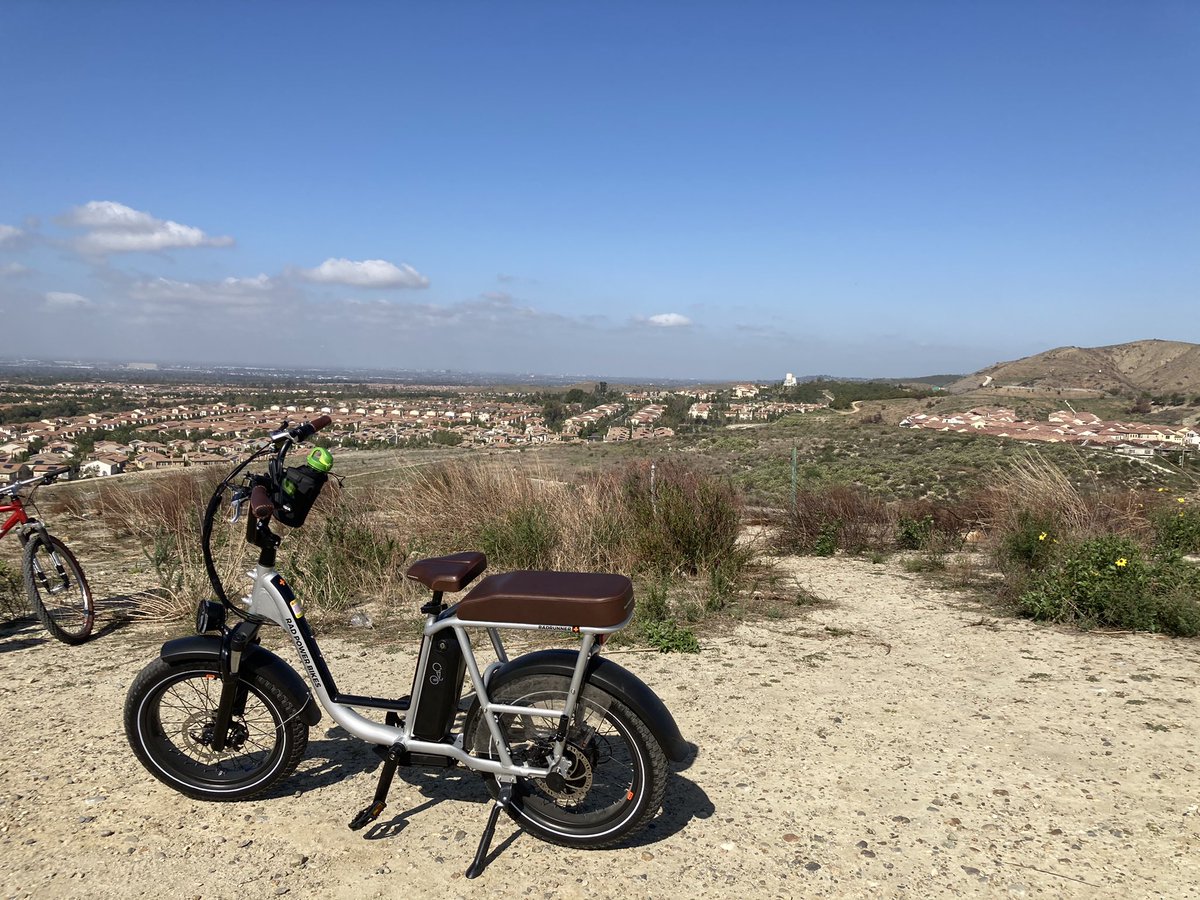 Atrusni's tweet image. Great #cycling today with @RadPowerBikes #radrunnerplus - even took it to some dirt trails ! Great experience