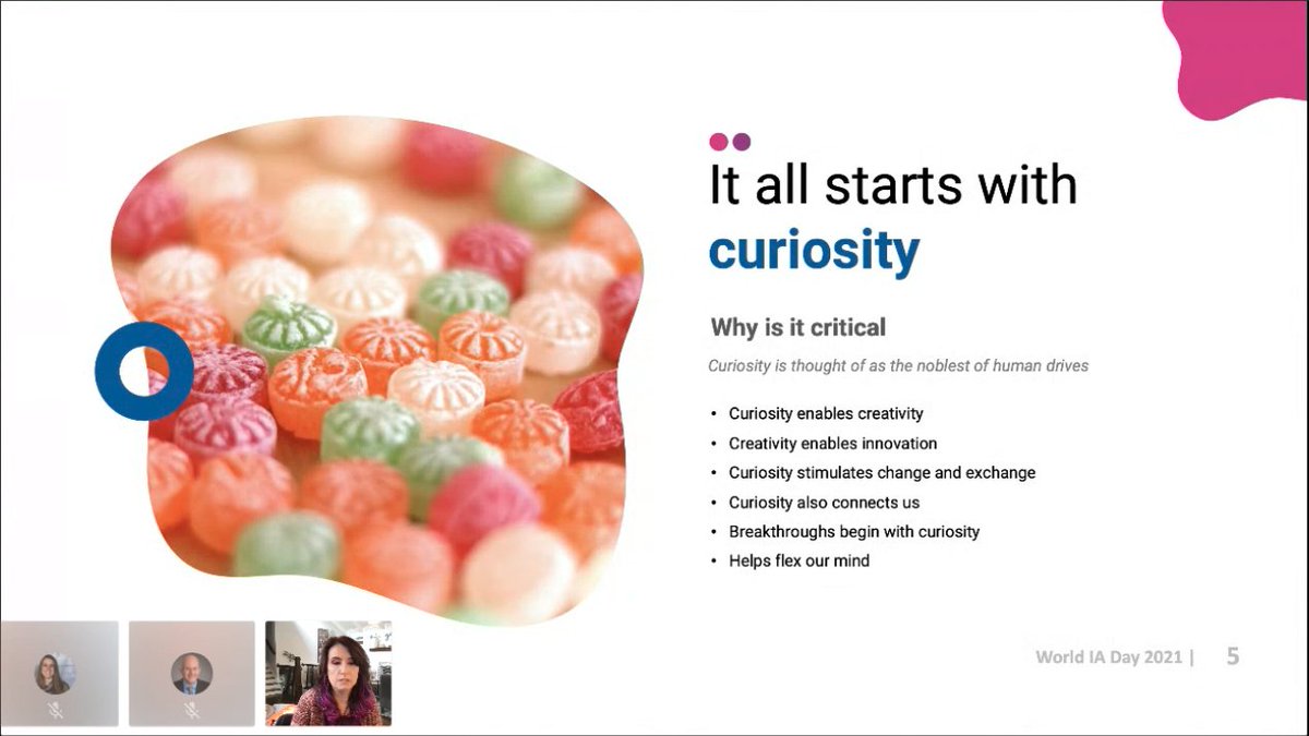 WIADATL's tweet image. Thanks to #WIADATL closing speaker Sharon Carter for a great presentation about curious listening and implementing #curiosity in our work! 

#WIADATL #WIAD21 #WorldIADay #informationarchitecture #uxdesign #uidesign #uxresearch #uxui @worldiaday