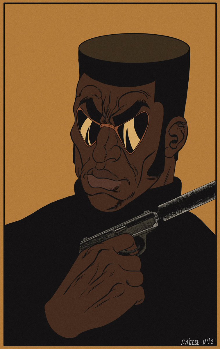 raeesecorbitt's tweet photo. Hey, Ra’eese here. I’m an illustrator based in Washington DC. My style combines the dreamlike deserts of Moebius with the gritty aesthetic of 80’s action anime and gekiga manga.
#drawingwhileblack

🌙 Site/Shop: https://t.co/Jj7yEVPqkg
Instagram: @ raeesecorbitt https://t.co/2egLxc4mDe
