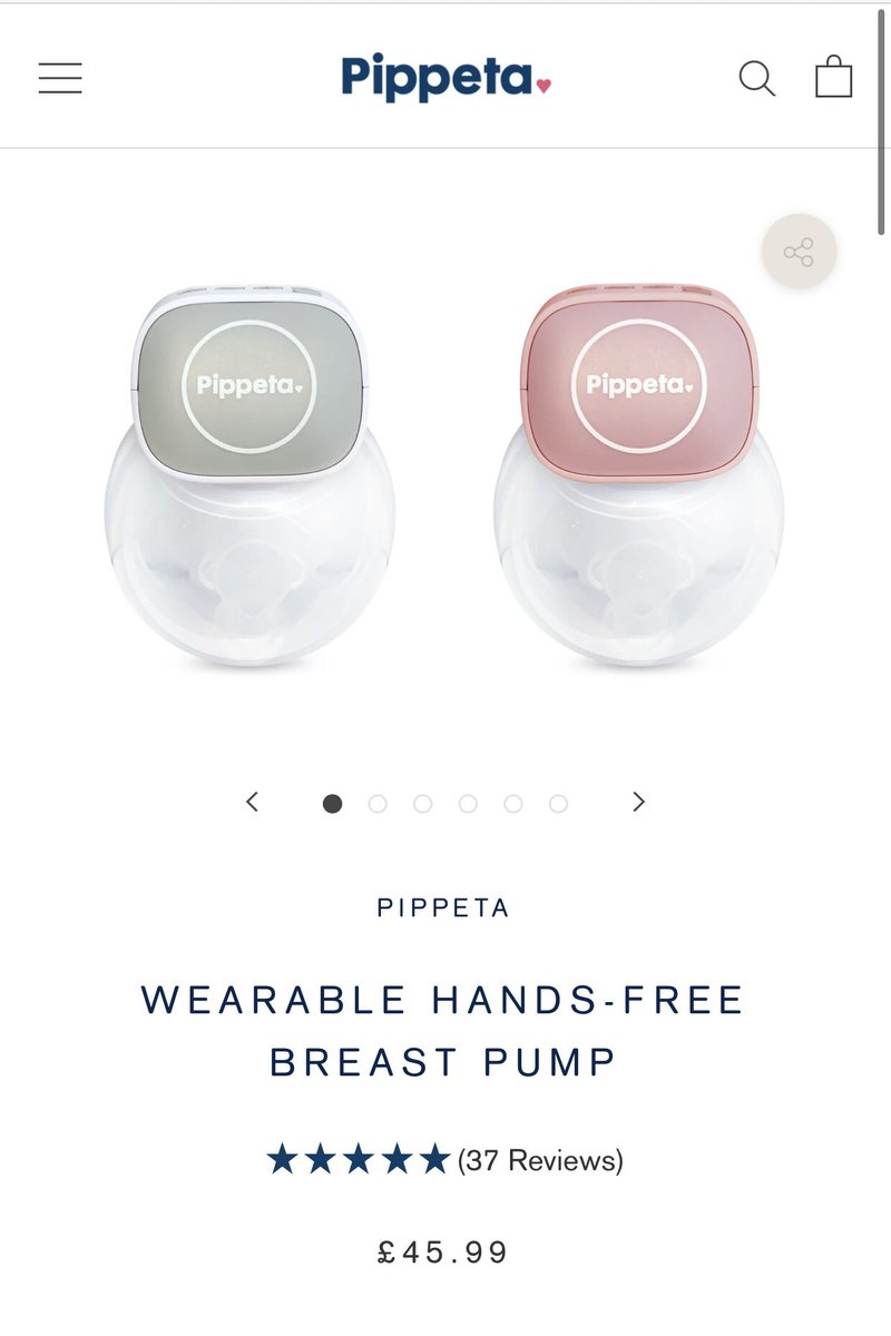 Just ordered this!! Very excited to try it as very close to stopping expressing due to low milk supply as don’t express often enough due to being stuck in one spot for half and hour each time! Hoping this will make it easier @MyPippeta #breastfeeding #expressing