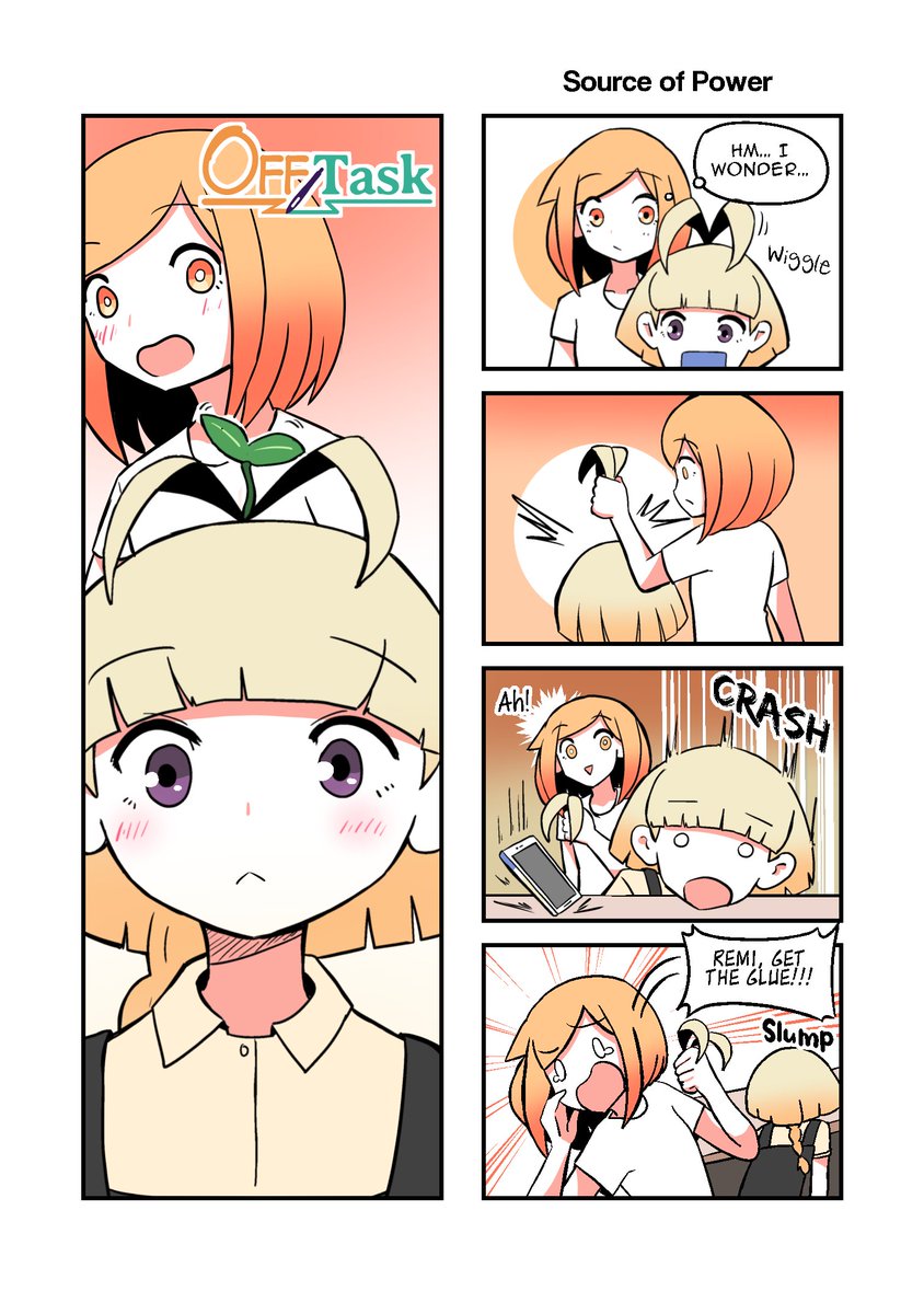 alin_laphel's tweet photo. Just a small 4koma to fill in the hiatus time lol. I wanted to try some different things with it. I hope you enjoy it.
#offtask #webtooncanvas #webcomic https://t.co/qJpnkwR1o0