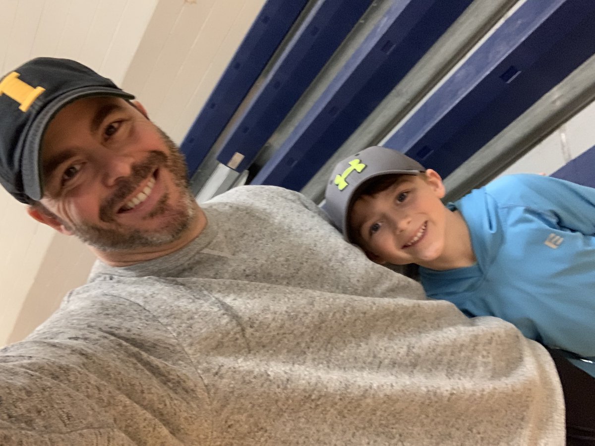 A little indoor work <a href="/BMyersMS/">Bettye Myers MS</a> to prepare for baseball season. Knew there was a reason we kept those “soft” baseballs! Rain can’t stop us.