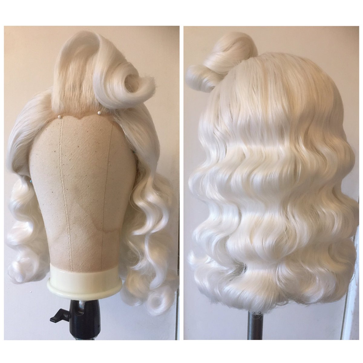 A Hollywood wave freshen up ❤️✨

#hairstylist #hairdresser #hair #wigstyling #wigdressing #syntheticwigs #frontlacewig #wig #wigs #vintage #vintagehair #vintagewig #40shairstyle #1940s #hollywoodwaves #drag #dragwig #cosplay #cosplaywig #northampton #thepowderpuffparlour