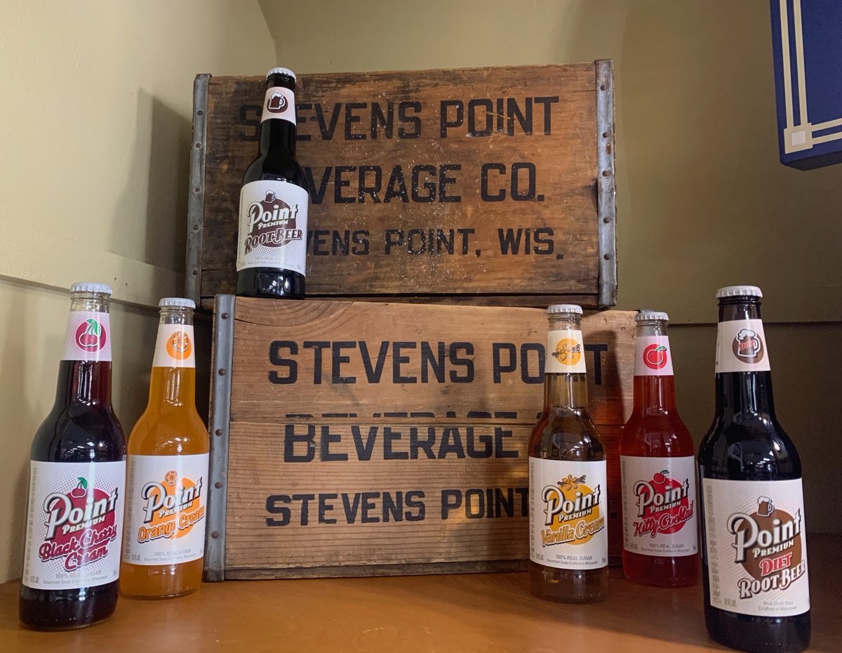 pointbrewery's tweet photo. So many different flavors, it's hard to choose just one! How many flavors have you tried? #pointbrewery #pointsoda #blackcherrycream #orangecream #rootbeer #vanillacream #kittycocktail #dietrootbeer https://t.co/he7kkpI95R