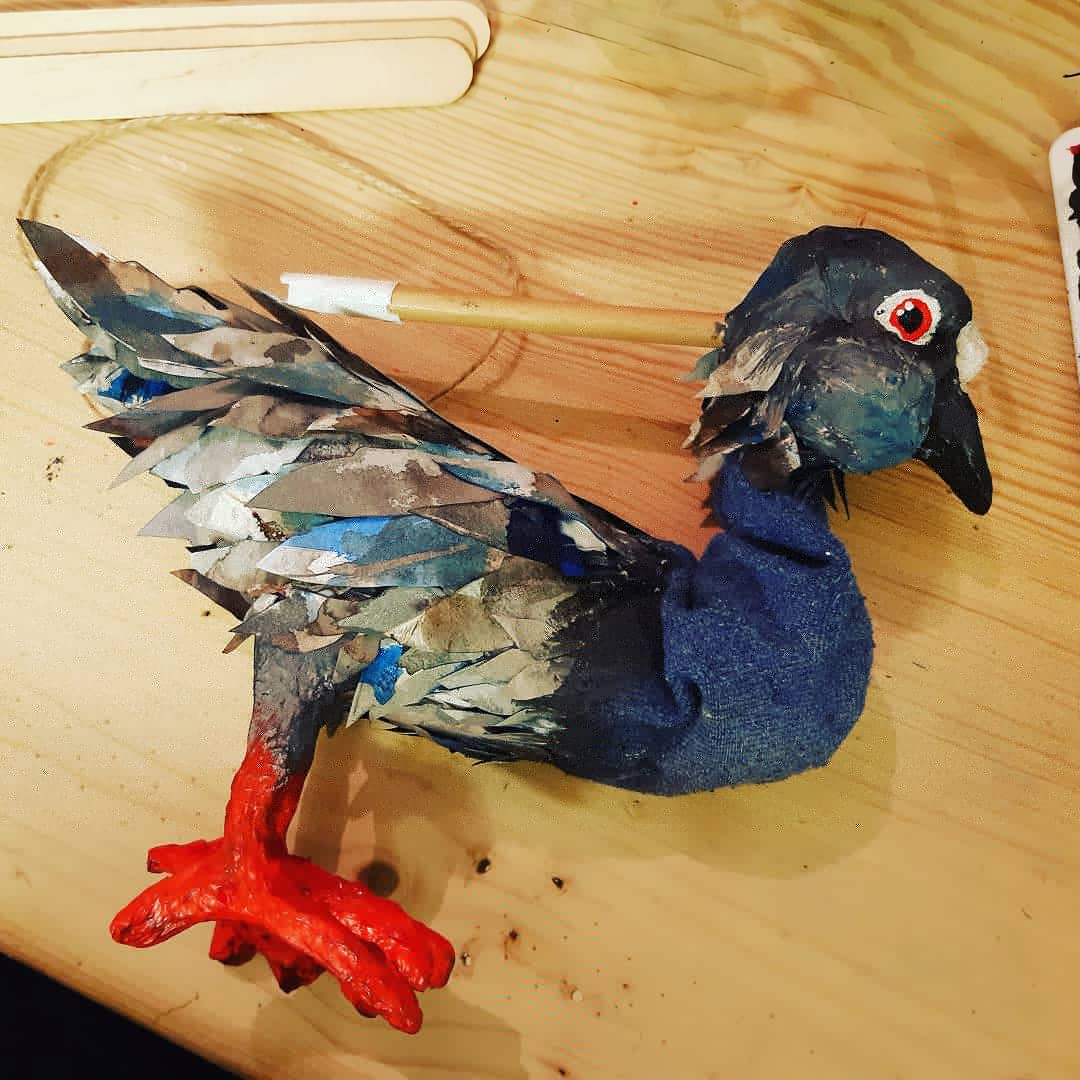 Emma Tilney (@emmatilney1) on Twitter photo Testing out a pigeon puppet to make with a group in the near future...#puppets #making #creativity #workshop #design #film #theatre #pigeons Testing out a pigeon puppet to make with a group in the near future...#puppets #making #creativity #workshop #design #film #theatre #pigeons