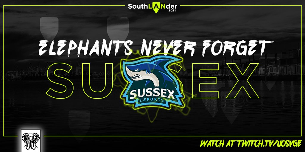 LSBUEsports's tweet photo. @UoSVGE are out! And the croud goes wild!!! But fun fact, our president @Strongpig3K's had an application turned down by @SussexEsports 4 years ago... so screw them too! Tune in to boo our rivals!

#ElephantsNeverForget
#SouthLANder https://t.co/21cbjsZT89