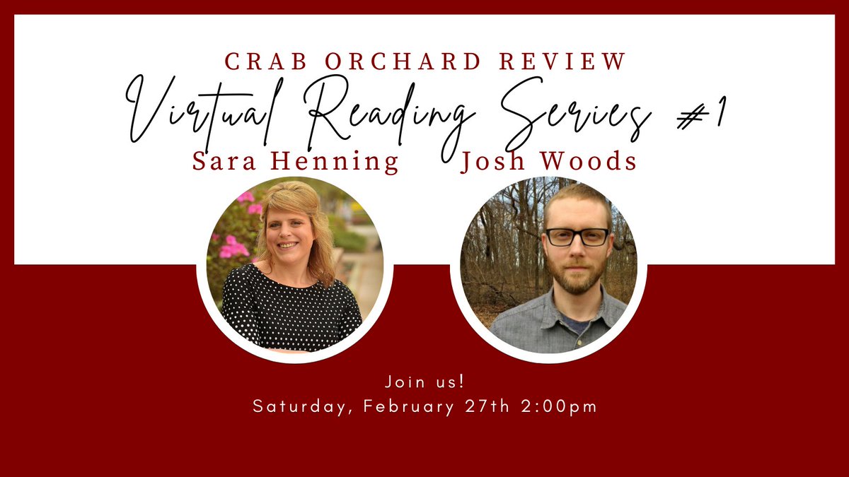 CrbOrchdReview's tweet photo. THANK YOU SO MUCH to everyone who attended our Inaugural Reading with Sara Henning and Josh Woods today! We had a BLAST you both! If you didn't make the reading today, a recording will very soon appear on our You Tube channel. We look forward to our next reading this March! https://t.co/aVZstzL0zO