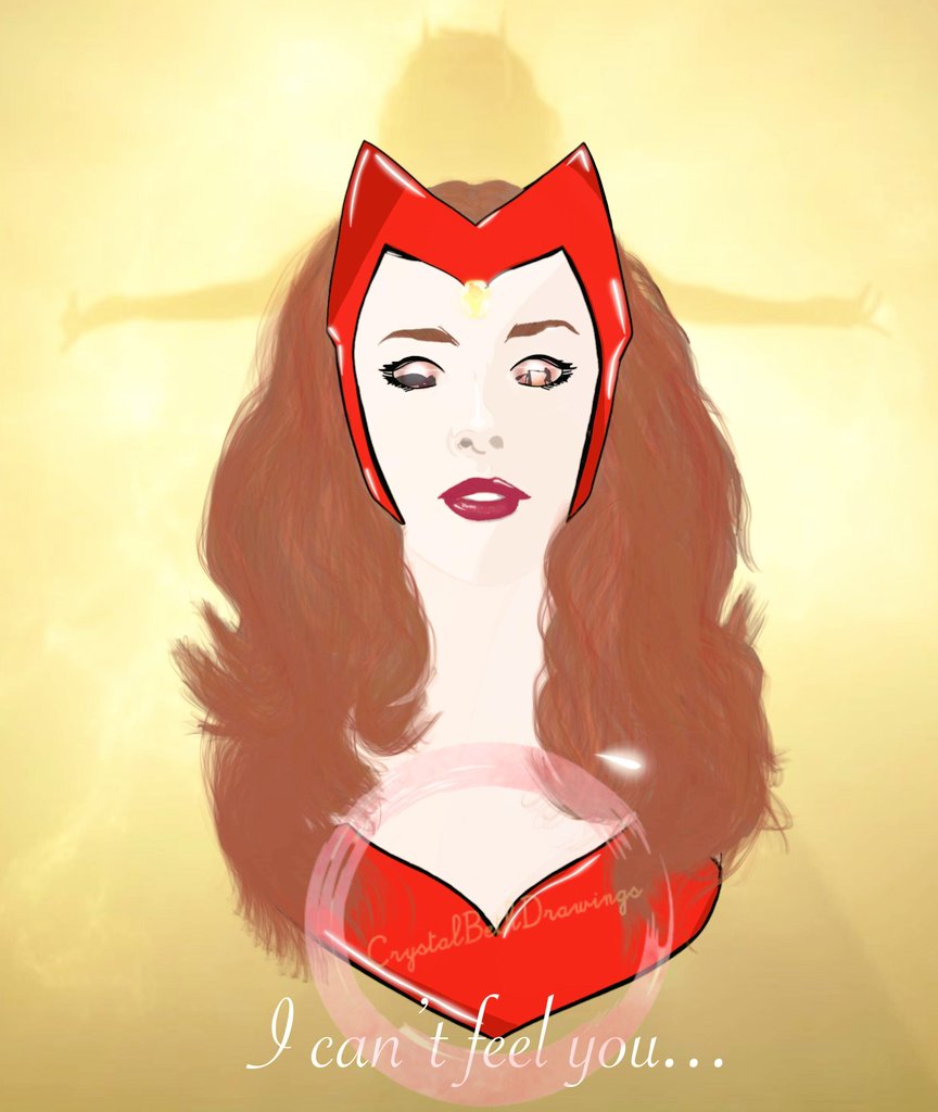 CrystalBeth96's tweet photo. Something a little different to usual but WandaVision has captivated me so had to draw these 🥰#WandaVision #WandaVisionep8 #WandaMaximoff #Vision #ScarletWitch #wandavisionfanart #fanart #disneyPlus #mcu #WandaVisionfanart https://t.co/Z4CBTgg4RF