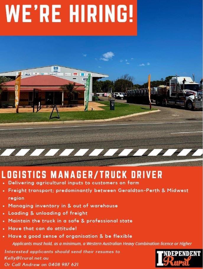 Chasing a sea change? 🌊 we are hiring! Come join the team #Independent #worklocal #logistics #TruckDriver