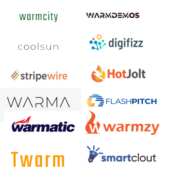 Some examples of brands we instantly generated with AI using “SaaS, Warm, Leads, & Demos”As you can see,  #GPT3 can do as good of a job as a corporate marketing department *FOR FREE*