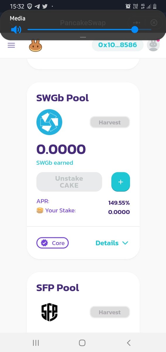 teletubby26's tweet photo. @Swirgenetwork I staked some cakes on pancake swap and they arent showing up, have messaged support. Has anyone else had this issue or isn't just me 😅 https://t.co/aETUVJouBZ