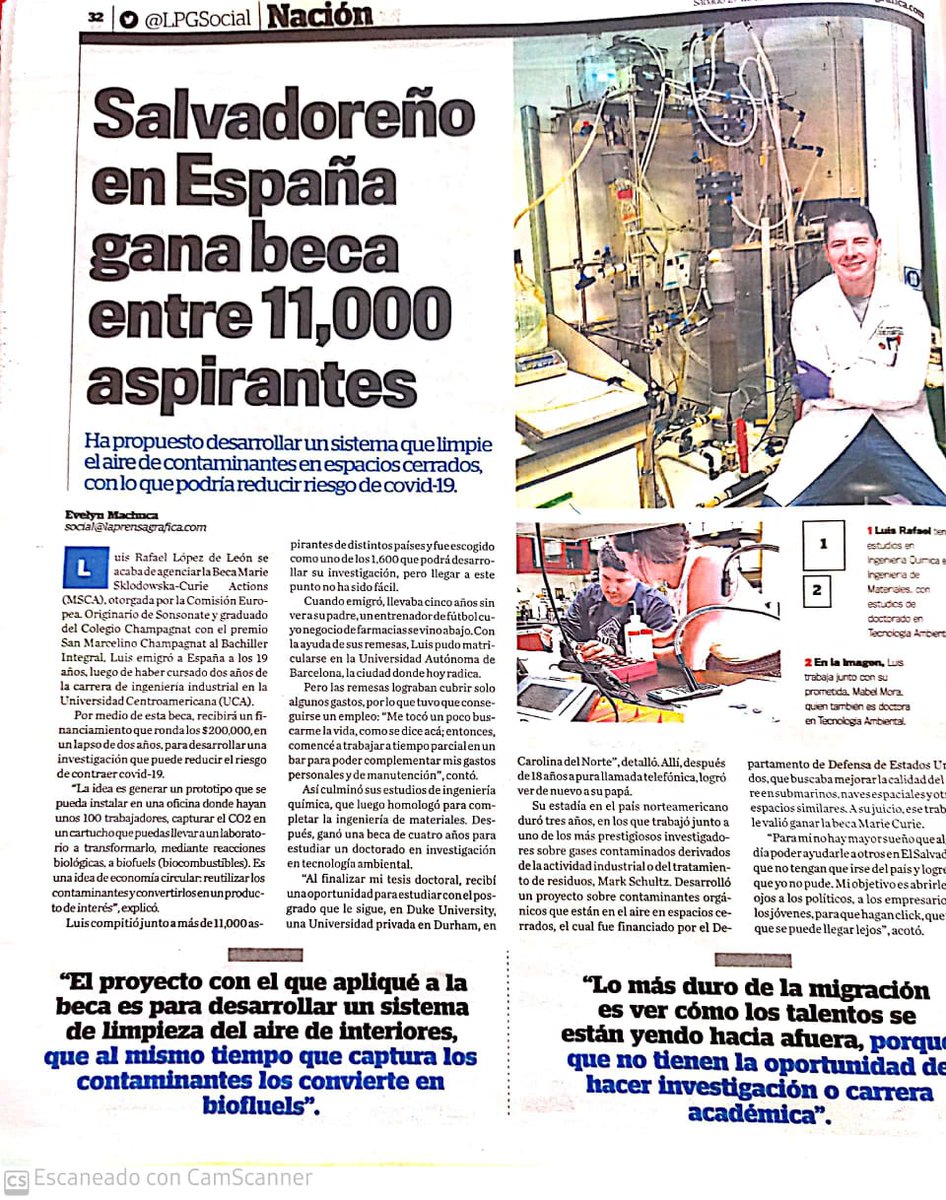 Luis R. López de León (@luis_rafael87) on Twitter photo Es siempre un honor recibir un reconocimiento público, pero mucho más cuando viene de tú país de origen #ElSalvador 🇸🇻. Gracias a <a href="/prensagrafica/">La Prensa Gráfica</a> la oportunidad de compartir parte de mi trayectoria académica y científica.👨🏼🔬🧪🦠 <a href="/LEQUIA_UdG/">LEQUIA-UdG</a> <a href="/sebastia_puig/">Sebastià Puig</a> <a href="/MSCActions/">Marie Skłodowska-Curie Actions</a> <a href="/InterUdG/">UdG International</a> Es siempre un honor recibir un reconocimiento público, pero mucho más cuando viene de tú país de origen #ElSalvador 🇸🇻. Gracias a <a href="/prensagrafica/">La Prensa Gráfica</a> la oportunidad de compartir parte de mi trayectoria académica y científica.👨🏼🔬🧪🦠 <a href="/LEQUIA_UdG/">LEQUIA-UdG</a> <a href="/sebastia_puig/">Sebastià Puig</a> <a href="/MSCActions/">Marie Skłodowska-Curie Actions</a> <a href="/InterUdG/">UdG International</a>