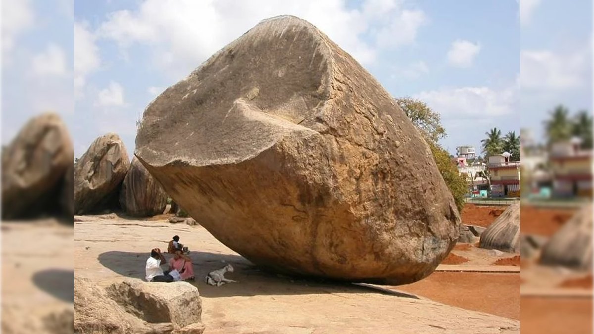 codigoocultocom's tweet photo. La misteriosa y enorme piedra «divina» en #Mahabalipuram, #India https://t.co/qH5R74zhaV #Krishna #KrishnaButterBall #MitologiaHindu #VaanIraiKal https://t.co/7mJofShCRJ
