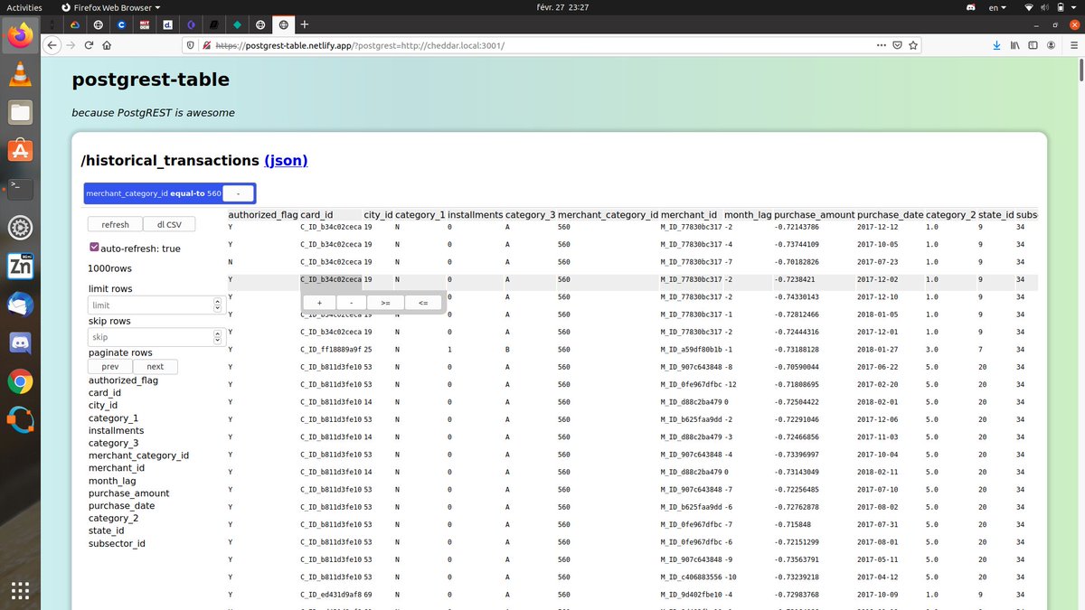 lucasdicioccio's tweet image. I&apos;ve started to do some styling. #postgrest