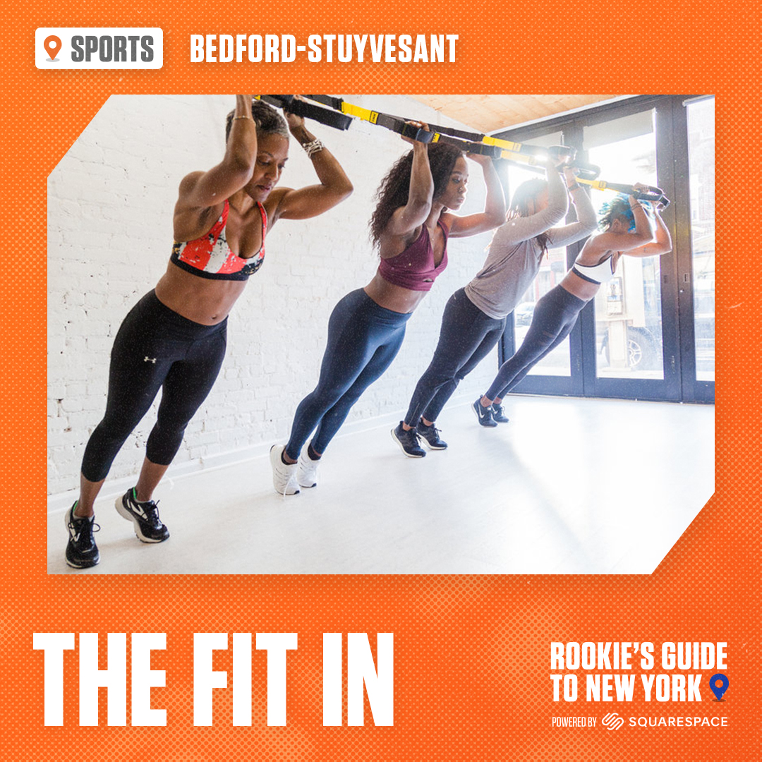 Everyone fits in at this boutique space in Brooklyn. #SQSP customer, <a href="/TheFitInBedStuy/">The Fit In Bed Stuy</a> is committed to improving the health and wellness in underserved communities. #KnicksRookiesGuide  rookiesguide.nyc/locations/thef…