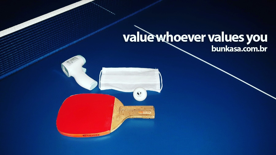fabiosakai's tweet photo. Value whoever values you! #valorizequemtevaloriza #valuewhoevervaluesyou #bunkasa #bunkasatm #bunkaexperience #tabletennis #tenisdemesa https://t.co/o9CiyMXI2y
