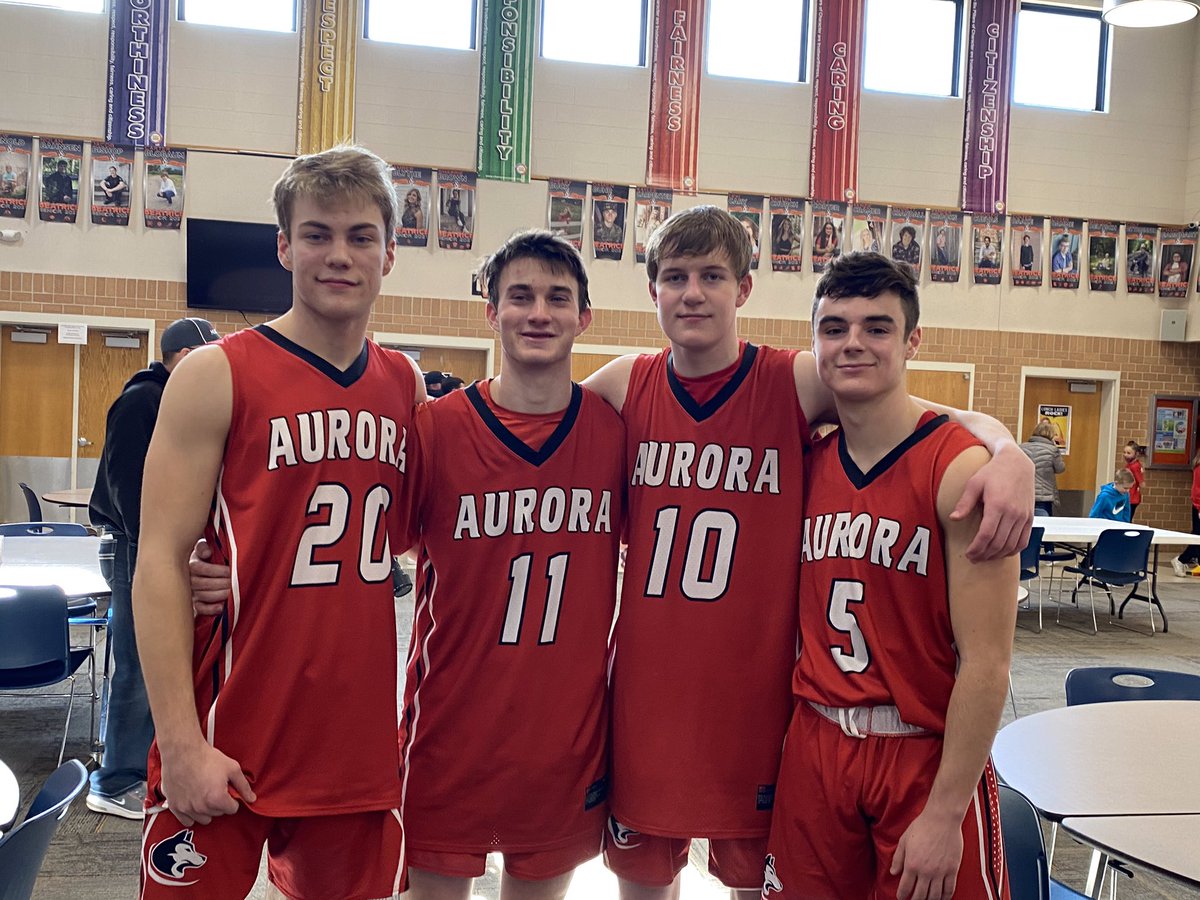 It’s always tough to find the words to say when a season is over. But, we’re so proud of these boys and the commitment they showed to <a href="/DogPoundBball/">Aurora Basketball</a> this year. #aurorahuskies <a href="/MitchellPachta/">Mitchell Pachta</a> <a href="/AndrewBell1112/">Andrew Bell</a> <a href="/caydenjphillips/">Cayden Phillips</a> <a href="/Herzberg_J23/">Jameson Herzberg</a>