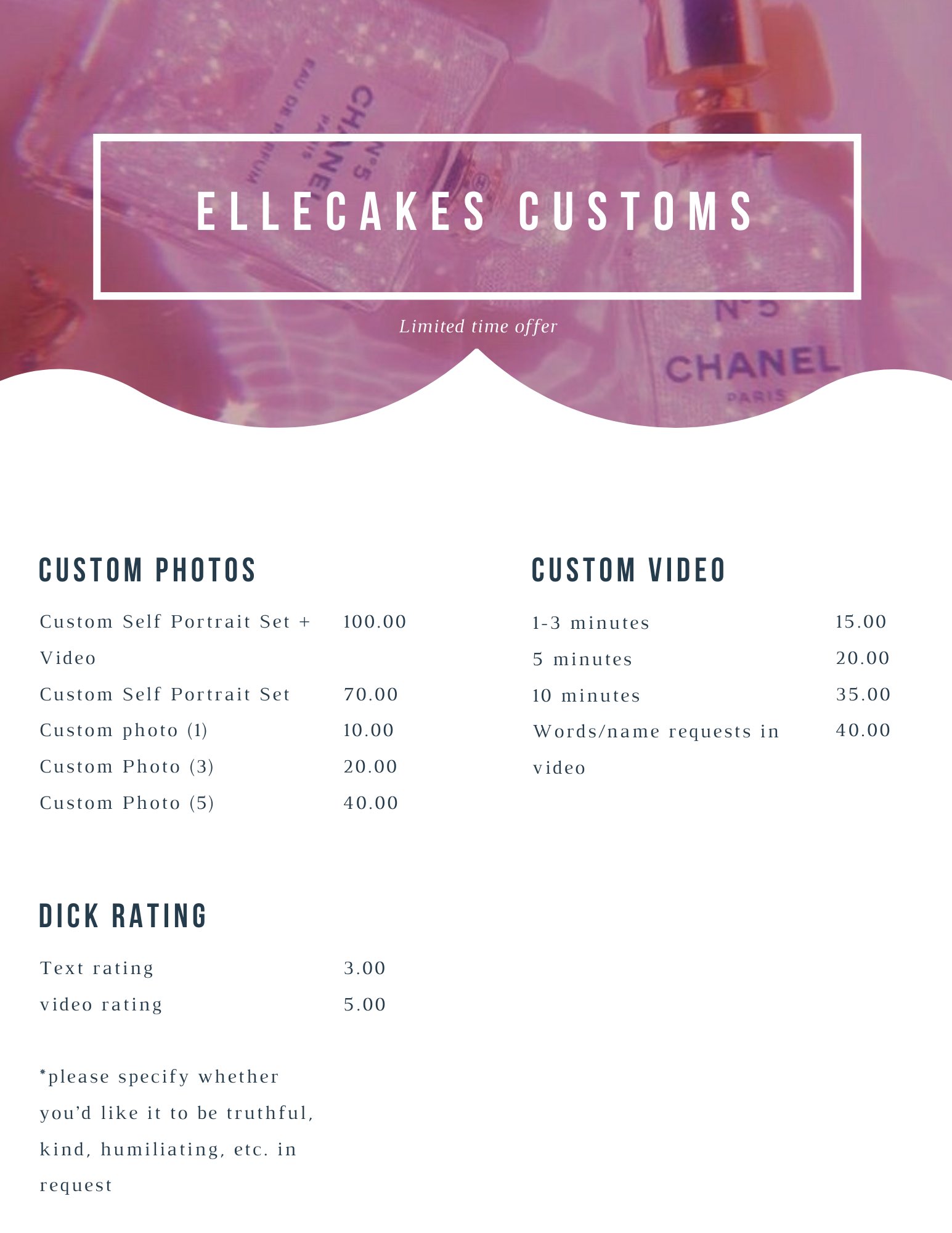 TW Pornstars - 1 pic. Elle Marz 🐇. Twitter. For the month of MARCH only i am offering customs