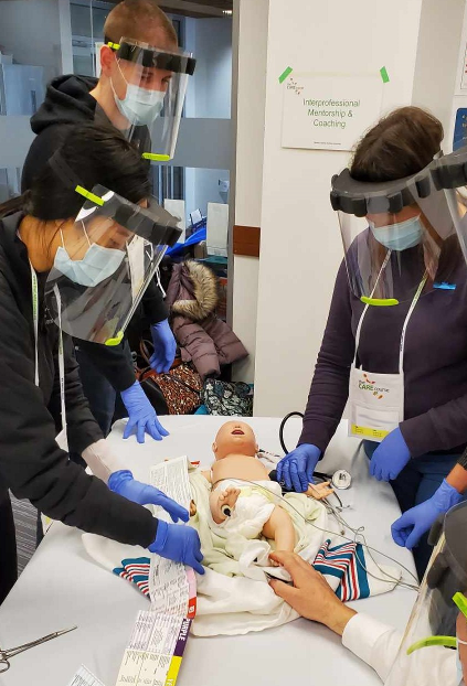 Lovely to be back teaching with The CARE Course faculty....albeit with limited numbers and behind shields and masks.  Great group of family practice residents managing many different patients and practising their ER skills!