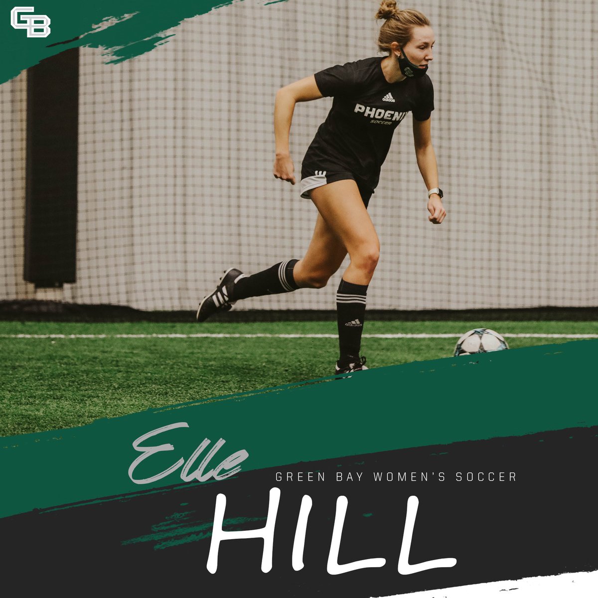 gbphoenixwsoc's tweet photo. Meet #1️⃣9️⃣ Elle Hill! 👊🏼

📚Freshman
⚽️Forward
📍Bismarck, ND

#GreenBayAllDay // #HLWSOC https://t.co/hkQrK91i9W