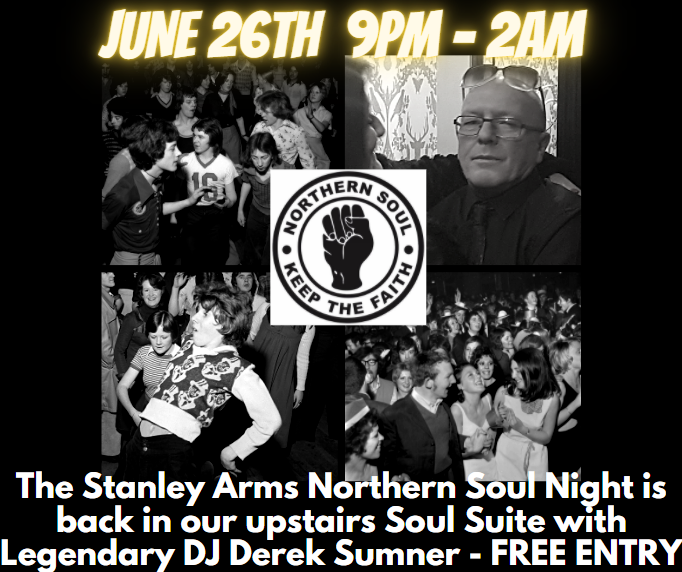 StanleyArmsPR1's tweet photo. #RT #Retweet #Share #RetweeetPlease #RETWEEETME 
#NorthernSoul at The #StanleyArms #Preston is back June 26th!!! Help us out please and share this also click interested on our Facebook event! - https://t.co/EUjsaxFplZ https://t.co/0gTXWlvMex