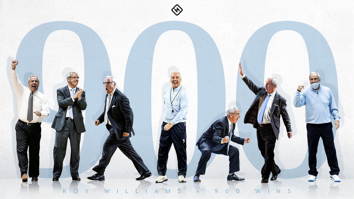 sportingnews's tweet photo. Roy Williams becomes the fastest coach to 900 wins in men's D-1 history 👏 https://t.co/mxOgXn9mPV