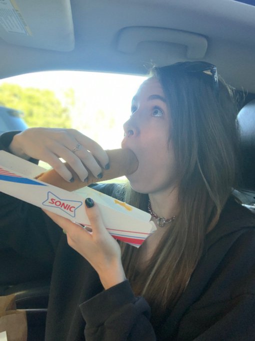 Practice makes perfect! What&rsquo;s your favorite fast food?  I&rsquo;m definitely a slut for slushies 🤤 https://t<a href="/tag/realloyalfans"class="tags"><span>#realloyalfans</span></a>