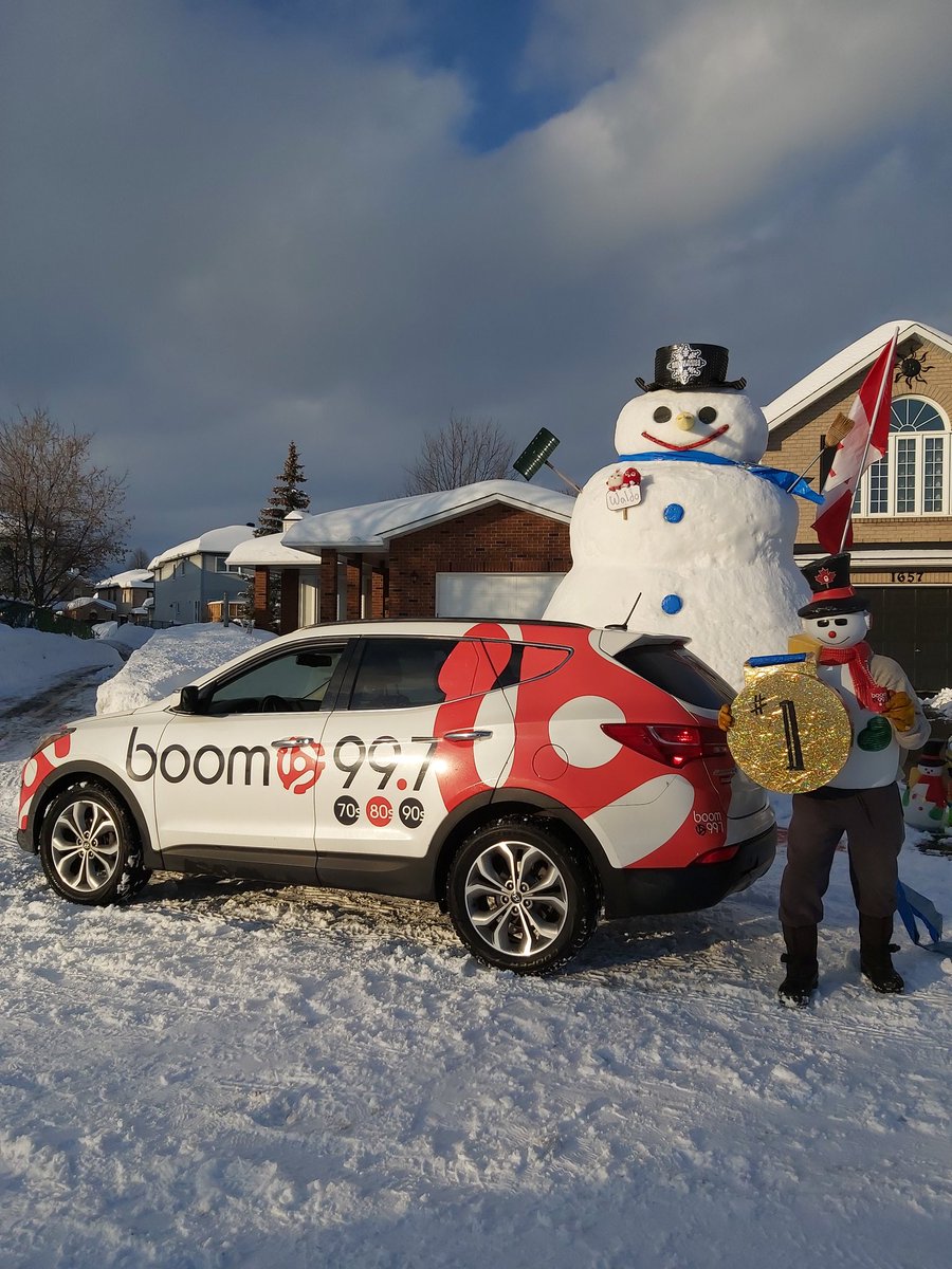 dylanblackradio's tweet image. Can you PLEASE help with a RT? I'd love to see this go #viral. Meet 14 foot #snowman Waldo! Creator Luc (mini snowman) has raised over $4000 for the @OttawaFoodBank so far. Bring the kids and say hi! 1657 Toulouse, in Orleans, Ontario #Ottawa #food #winter #happy #fun @boomottawa