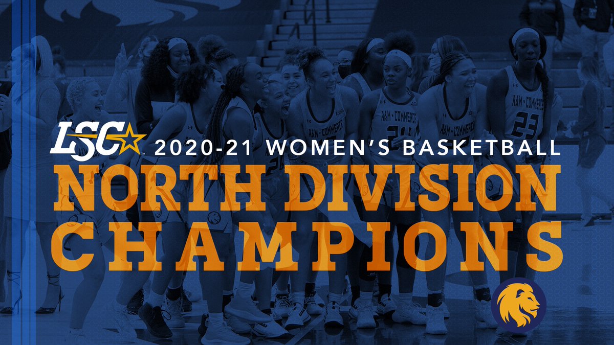 🏆 2020-21 #LSCwbb North Division Champions 🏆

Congratulations to <a href="/Lion_Athletics/">East Texas A&M Lion Athletics</a> on 🔙-to-🔙 division titles! 🏀