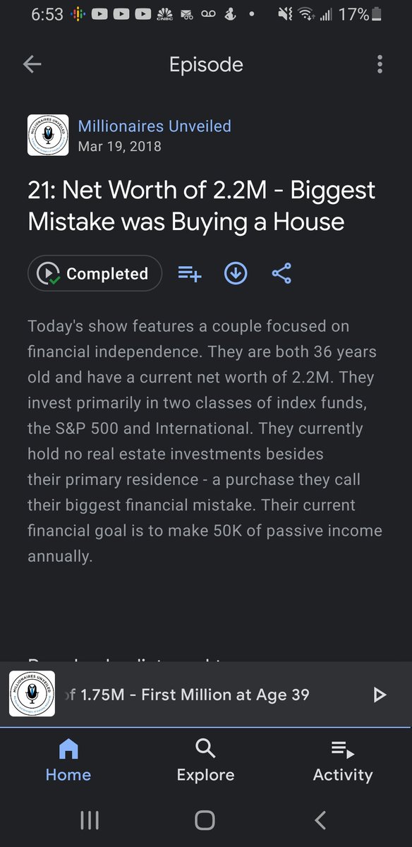 Well this certainly was an unpopular opinion! I'll admit it was an idea planted in my head from <a href="/Mill_Unveiled/">MillionairesUnveiled</a> episode 21