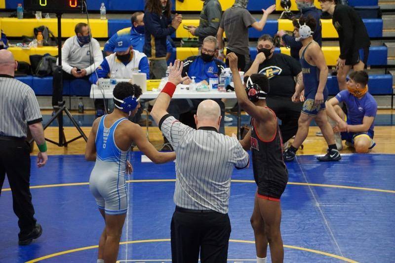 RedmenRundown's tweet photo. Congratulations to freshman James Sims (132lbs) for placing 4th at the Clyde sectional today! James will advance to the district tournament at Norwalk High School next week. https://t.co/IL6X7KPmeK