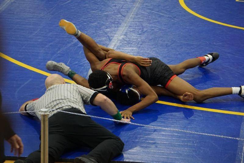 RedmenRundown's tweet photo. Congratulations to freshman James Sims (132lbs) for placing 4th at the Clyde sectional today! James will advance to the district tournament at Norwalk High School next week. https://t.co/IL6X7KPmeK