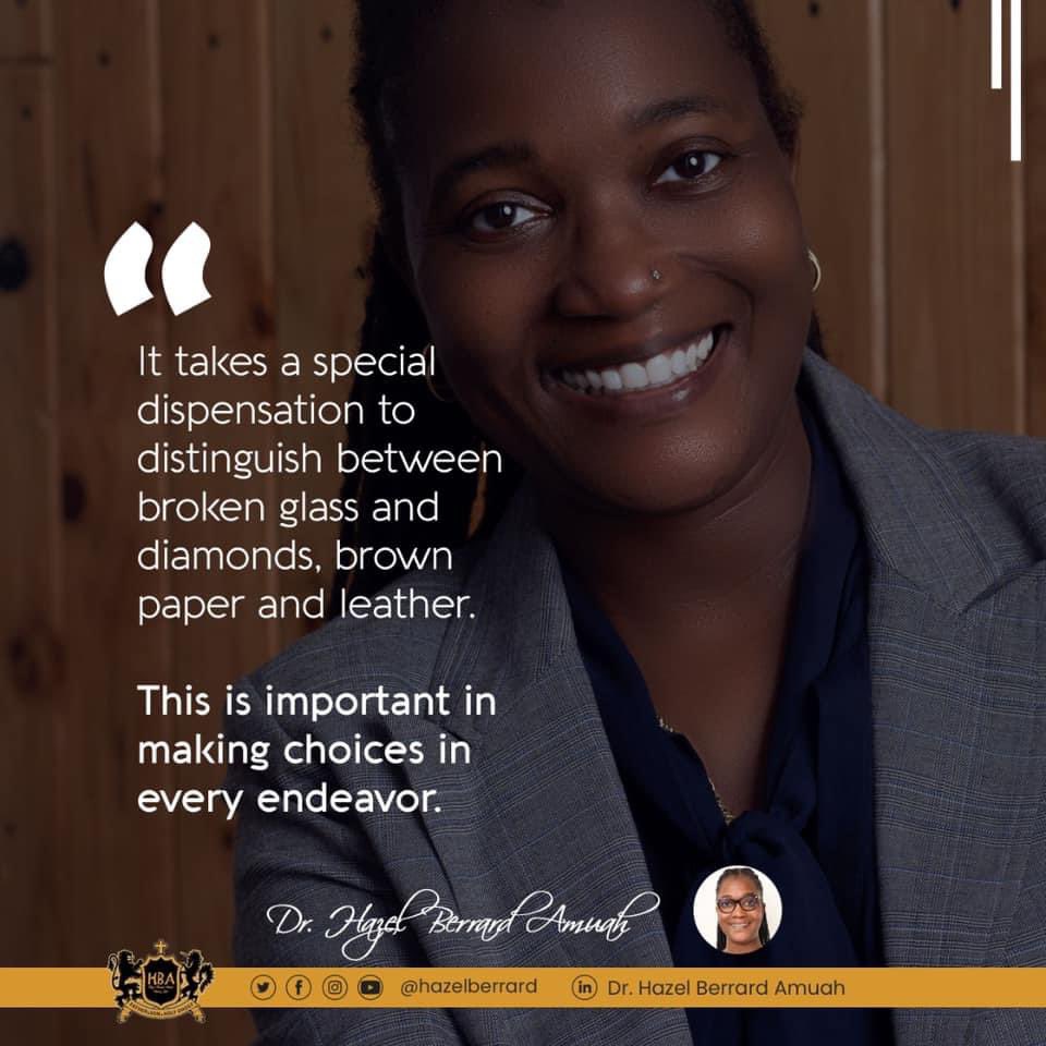 BerrardHazel's tweet photo. HBA THOUGHT AND TAUGHT LEADERSHIP Always believe in yourself and know your worth. People who write you off often cannot distinguish between broken glass and diamonds. Shine like a diamond. #hazelberrardamuah https://t.co/TvTgyBJKiP