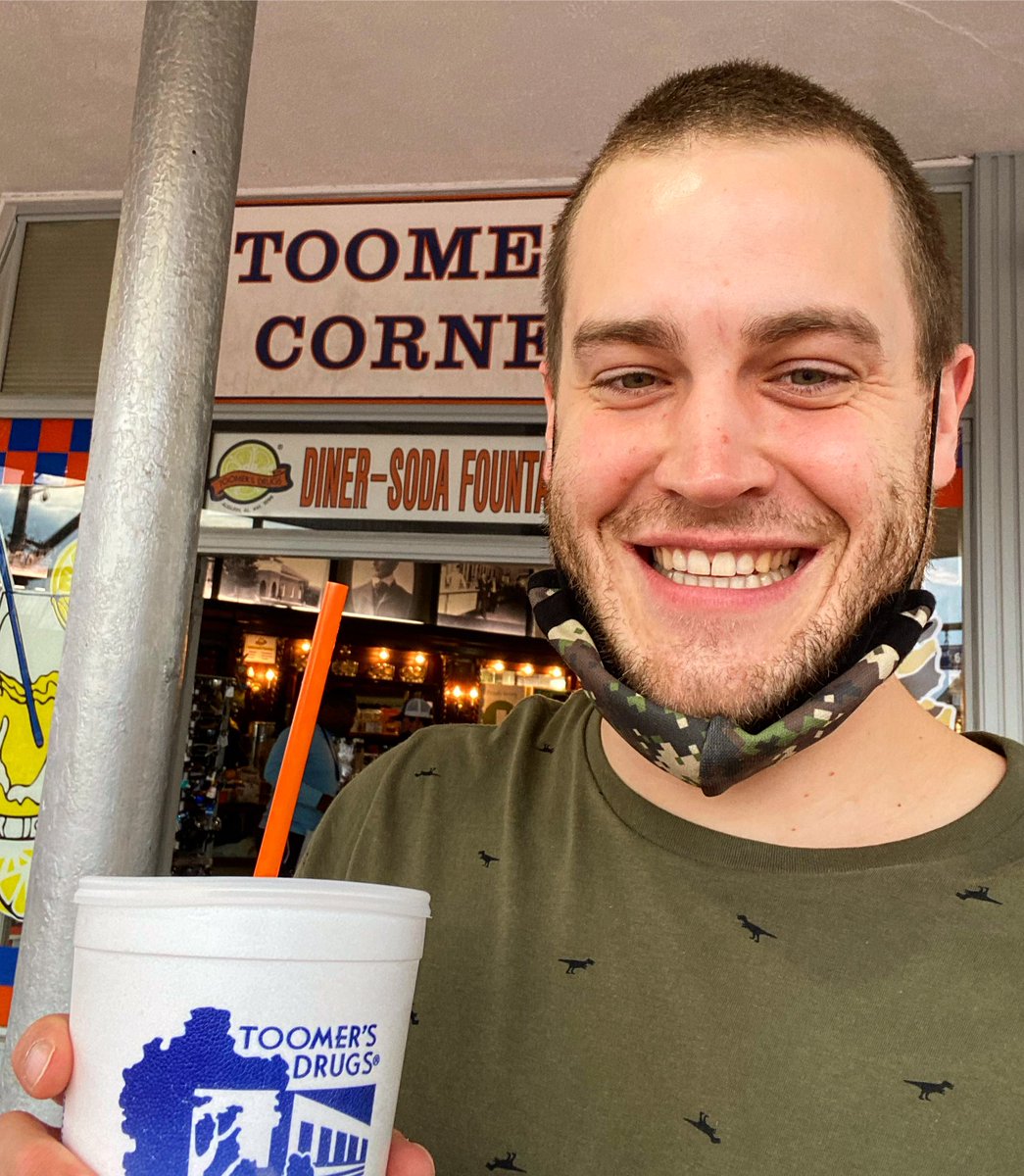coachjmcdaniels's tweet photo. 1st time getting the world famous Toomer’s Drugs lemonade! Better than advertised!
#auburn #toomerscorner #toomerslemonade @cityofauburnal https://t.co/bQOo9CkEtV