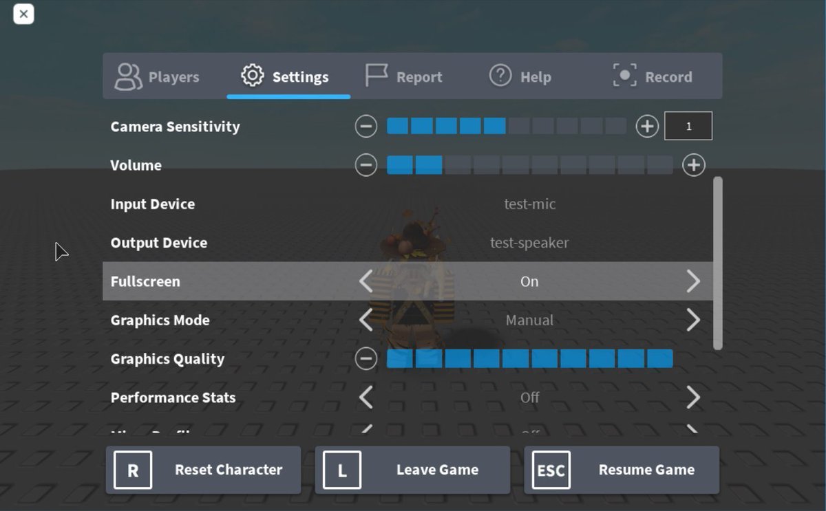 Rtc On Twitter Here Some Ui Of Voice Chat On The Screen You Can Choose What Microphone And Speaker You Want Via Grilme99 Notice If You Try Manually Enabling Voice Chat And - how to get out of fullscreen roblox