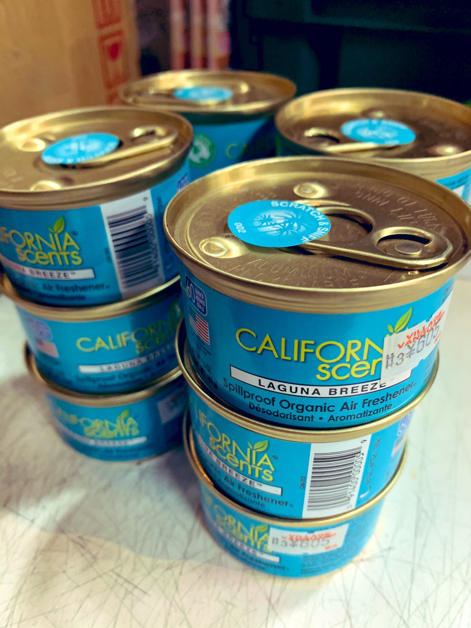 カリフォルニアセンツ エアフレッシュナー ラグナ・ブリーズ 12缶セット カリフォルニアセンツ エアフレッシュナー ラグナ・ブリーズ 12